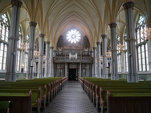 Oscar Fredriks kyrka, intérieur