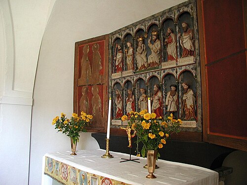 Herrestads kyrka, interno