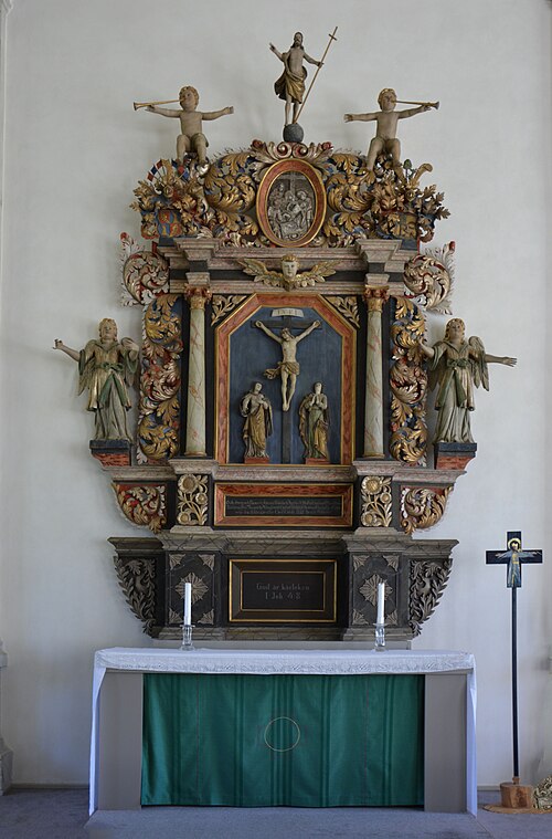 Nottebäcks kyrka, intérieur