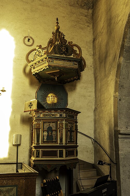 Tofta kyrka, interno
