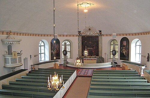 Skede kyrka, interno
