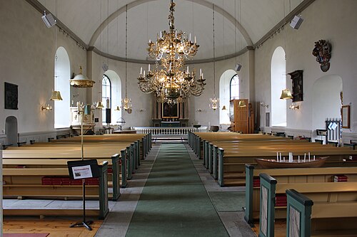 Stora Mellösa kyrka, interno