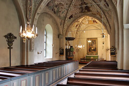 Vänge kyrka, interno