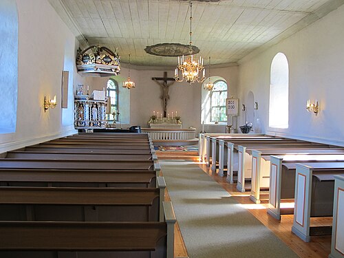 Breviks kyrka, intérieur