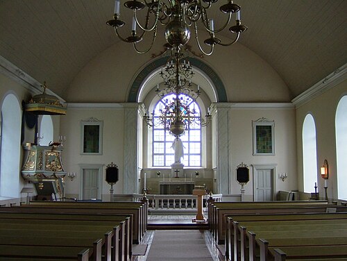 Laxsjö kyrka, interno