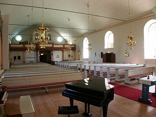 Silbodals kyrka, interno
