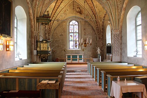 Österunda kyrka, interno