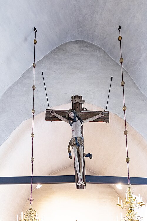 Rogslösa kyrka, interno