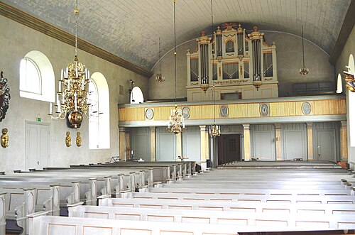 Sunds kyrka, interno