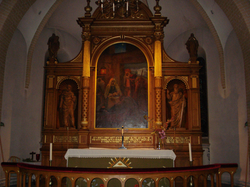 Västra Skrävlinge kyrka, interno