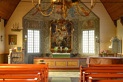 Arholma kyrka, interno