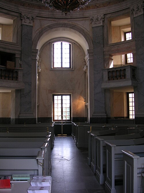Drottningholms slottskyrka, interno