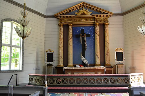 Håcksviks kyrka, interno