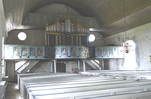 Kättilstads kyrka, interno