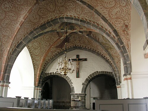 Östra Hoby kyrka, intérieur