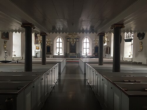 Torslunda kyrka, interno