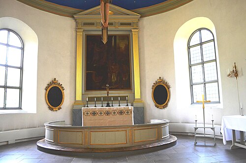 Västerlösa kyrka, interno