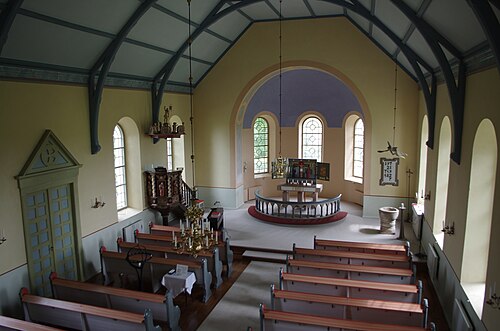Kymbo kyrka, interno