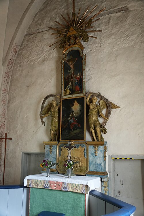 Skederids kyrka, interno