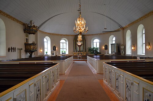 Anderstorps kyrka, interno