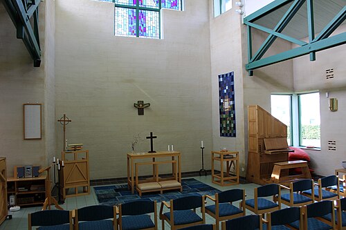 Björkakyrkan, interno