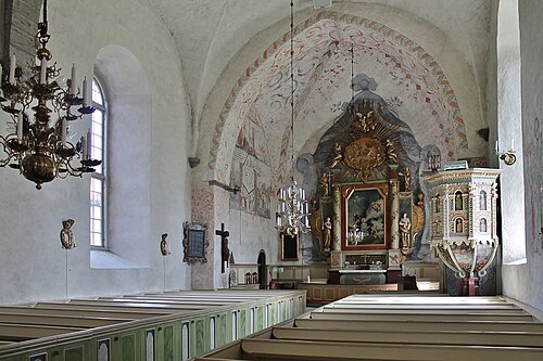 Gärdslösa kyrka, interno