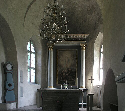 Resmo kyrka, intérieur