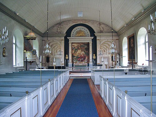 Södra Sandsjö kyrka, intérieur