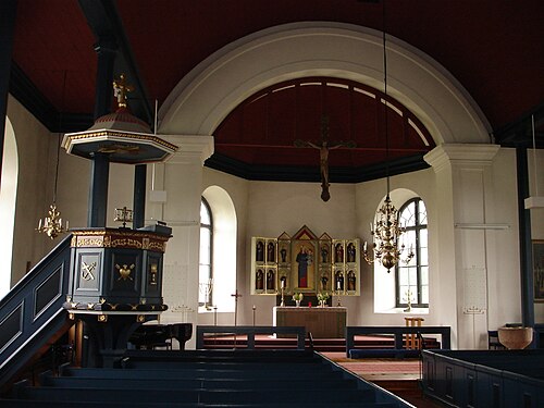 Traryds kyrka, interno