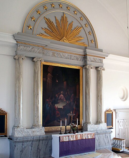Tvings kyrka, interno