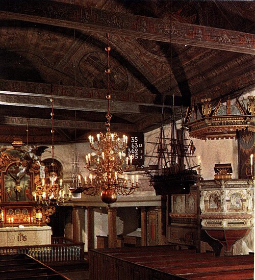 Onsala kyrka, interno