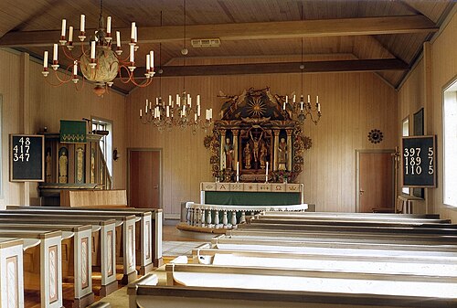 Ödskölts kyrka, intérieur