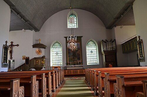 Höreda kyrka, interno