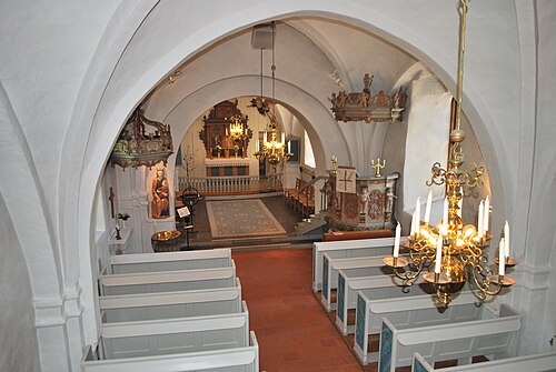 Perstorps kyrka, interno