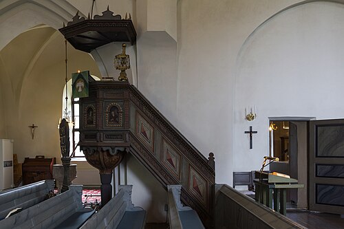 Möklinta kyrka, intérieur