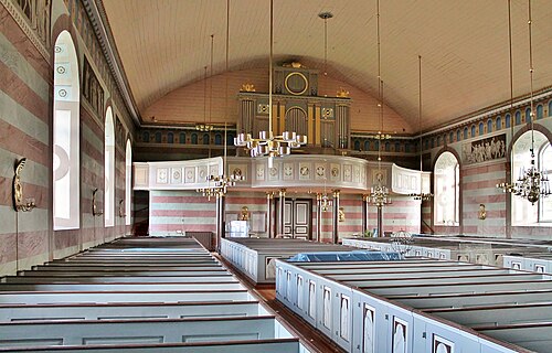 Urshults kyrka, interno