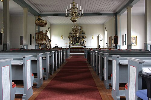 Alsters kyrka, interno