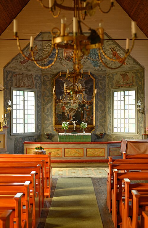 Arholma kyrka, interno
