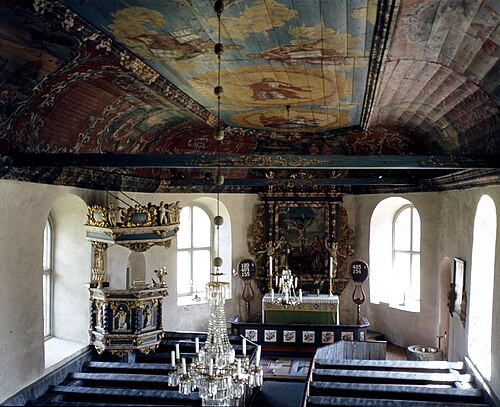 Borgstena kyrka, interno