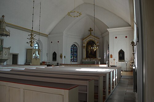 Förlösa kyrka, intérieur