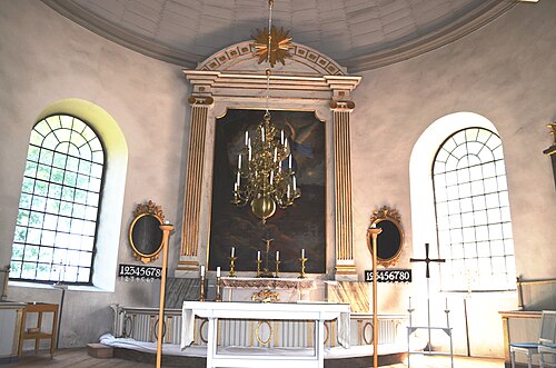Rappestads kyrka, interno