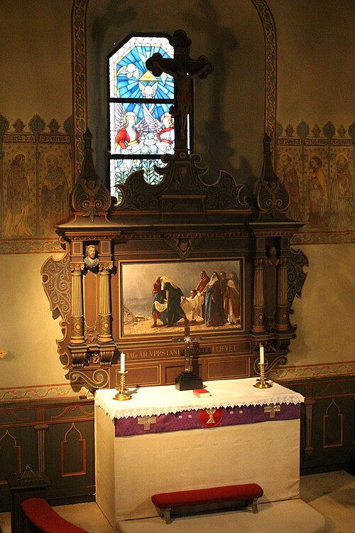 Ununge kyrka, interno