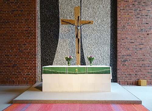 Vantörs kyrka, interno