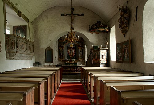 Bärbo kyrka, interno