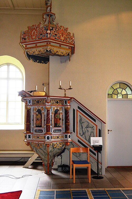 Dagsbergs kyrka, intérieur
