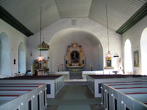 Södra Möckleby kyrka, interno