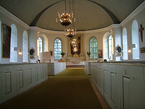 Skirö kyrka, interno
