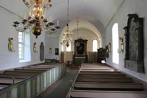 Tåssjö kyrka, interno