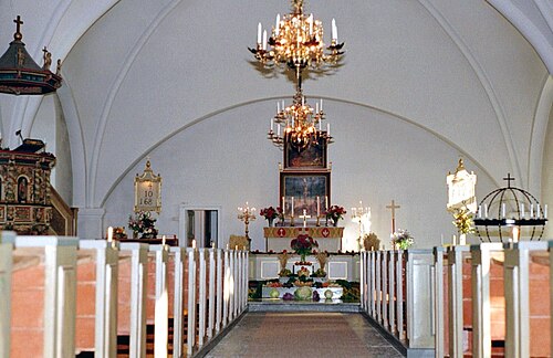 Björsäters kyrka, intérieur