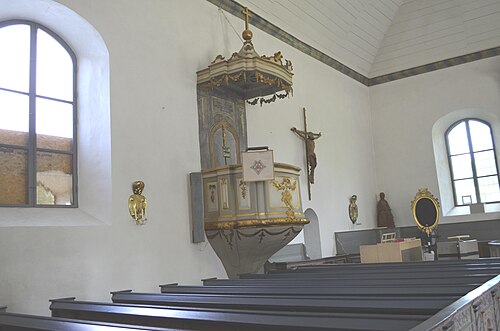 Grebo kyrka, interno